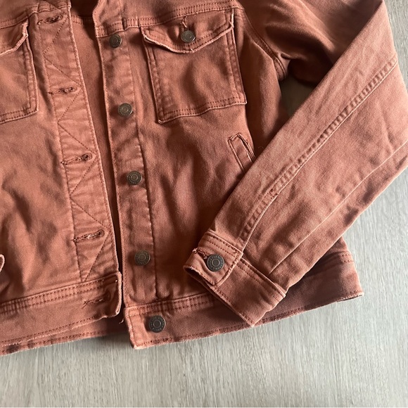 Sonoma collared button jean jacket XS - Picture 2 of 3